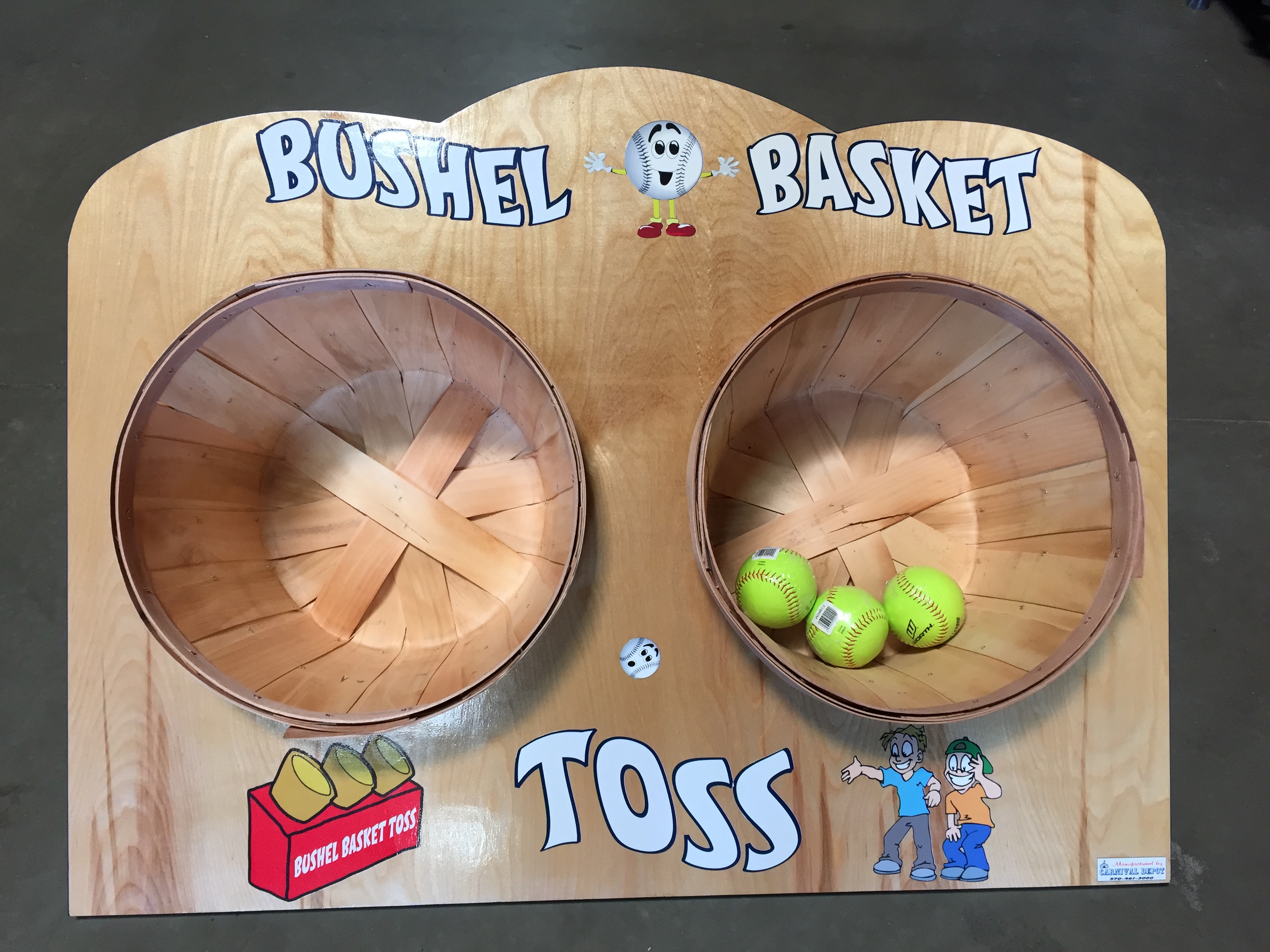 basket toss game